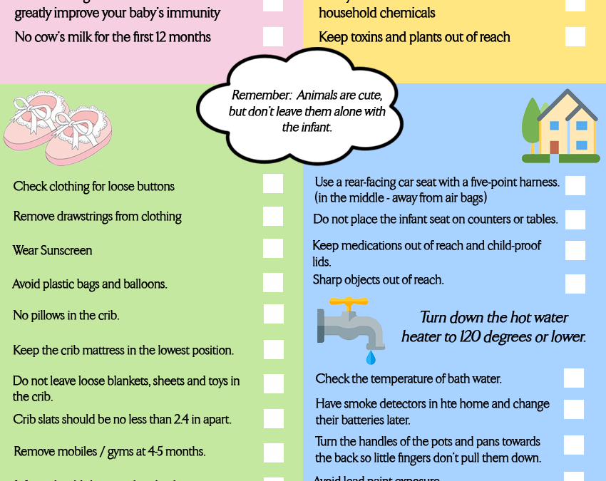 Infant Safety Checklist – Free Printable!!!