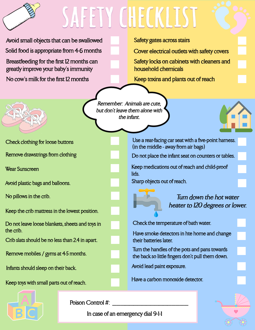 Infant Safety Checklist